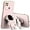 Pink, variant on Compatible with Redmi 10A Case for Women Men, Ultra Soft Xiaomi Redmi 10A Phone Case with Stand Silicone TPU Plating Cute Astronaut Pattern Cases Cover (Purple)
