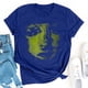 thumbnail image 2 of Camiseta holgada de manga corta con estampado de mueca retro para hombre y mujer Pompotops hfajkhk139076, 2 of 6