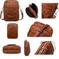 thumbnail image 3 of Small Crossbody Cell Phone Bag for Women, PU Leather Multi-Pocket Phone Purse with Adjustable Strap, Lightweight Shoulder Wallet Bag(7.48 x 5.12 x 1.57 in), 3 of 5
