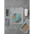 thumbnail image 3 of The World Is Yours Groovy Style T-Shirt Men -Image by Shutterstock, Male Small, 3 of 4