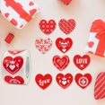 thumbnail image 3 of Pegatinas en forma de corazón, etiquetas de sellado, decoración del Día de San Valentín, 500 Uds., calcomanías, caja de regalo, 3,8 cm, etiquetas para , Rojo Macarena corazón pegatinas, 3 of 8