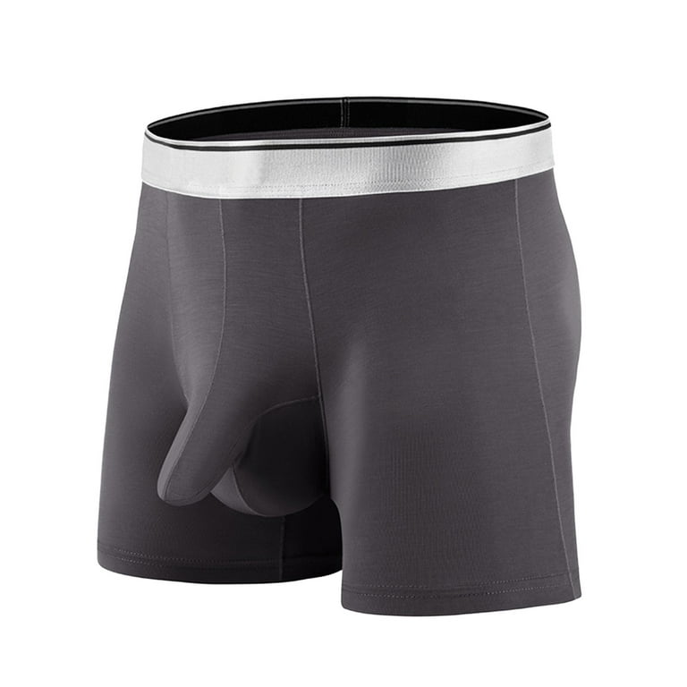 Pimfylm Underwear For Men Boxers Men's Essential Cotton Contour