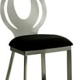 thumbnail image 3 of Orla Contemporary Side Chair With Black Microfabric Seat Set of 2 - Saltoro Sherpi, 3 of 4
