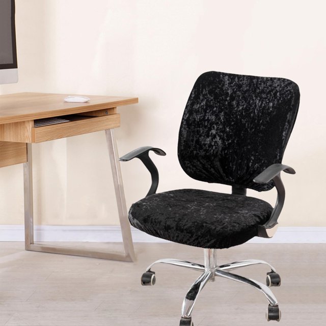 Funda de asiento negra Soledad fundas para asientos de oficina