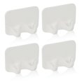 thumbnail image 1 of CNKOO 4PCS Double Ended Hook Self Adhesive ABS Hook for Bathroom Kitchen, 1 of 6