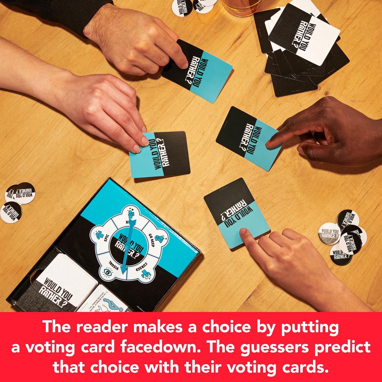 Would You Rather? Funny Card Game for College, Friendsgiving Party Games, Adult Card Games, Christmas Gifts for Teens, for Ages 14+