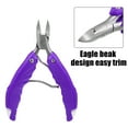 thumbnail image 4 of Unique Bargains Toenail Clippers for Thick Nails Sharp Nail Clippers Toenail Clippers Kits Stainless Steel Purple, 4 of 7