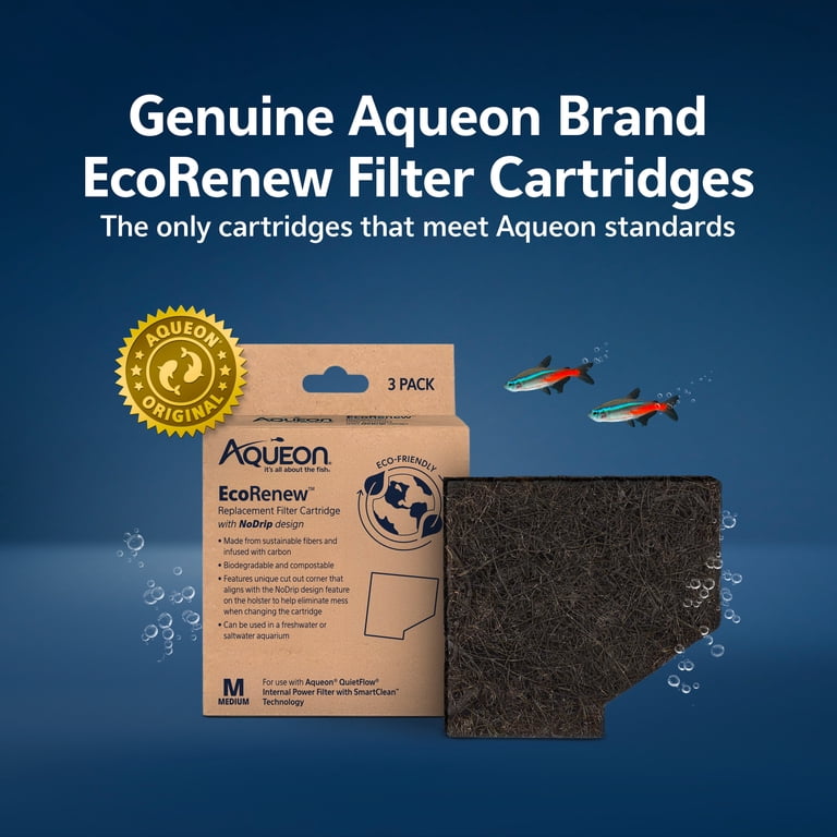 Aqueon EcoRenew Medium Filter Cartridges, 3 Count photo 3