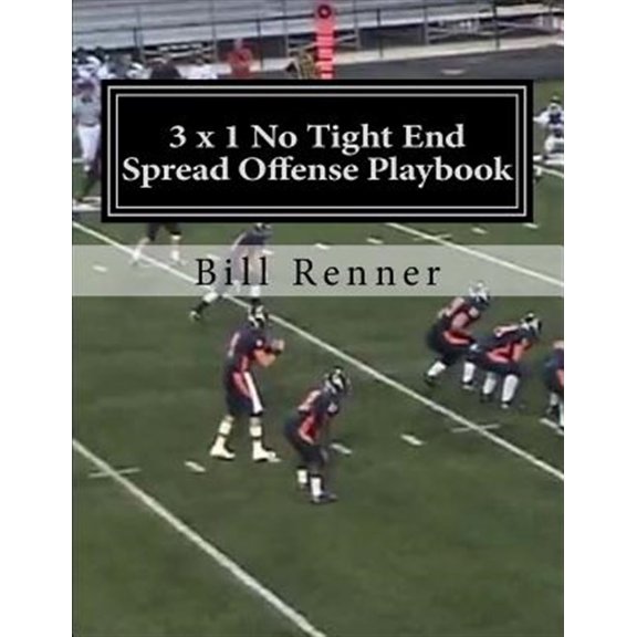 Pre-Owned 3 X 1 No Tight End Spread Offense Playbook