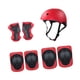 thumbnail image 3 of 7 piezas Guardias de Equipo de protección del casco para bicicletas para niños, almohadillas manuales de resistencia de impacto almohadillas de rodill Rojo, 3 of 8