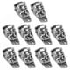 thumbnail image 5 of Colgante de calavera con cuentas de Paracord hermoso agujero de 45 mm/02 pulgadas cuentas de Paracord de aleación antideslizantes calavera de Metal para llaveros para ANGGREK Otros, 5 of 8