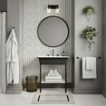thumbnail image 6 of Ivy 32" Solid Surface Console Sink in Matte Black, 6 of 10