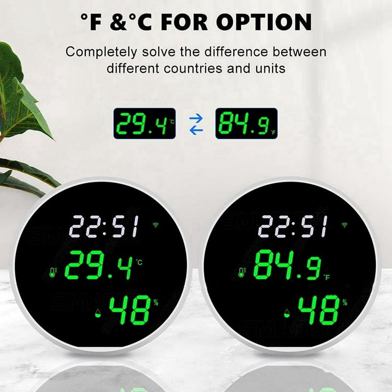 Wifi Room Thermometer Indoor Hygrometer: Smart Temperature