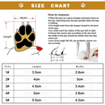 thumbnail image 3 of piezas de zapatos deportivos antideslizantes para mascotas, zapatillas de deporte duables para todas las estaciones, protectores de patas reflectantes para exteriores para perros pequeños MFZFUKR CPB-DE-LYY2170-4, 3 of 5