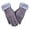 Style A-grey, variant on Women's Winter Suede Gloves with Fur Cuffs - Soft, Warm, Touchscreen, Fleece Lined