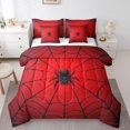 thumbnail image 1 of YST Halloween Spiders Comforter Set, 7-Piece, Spider Web Theme, Full, 1 of 5