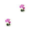 thumbnail image 2 of Injueey Orquídea artificial Bonsai falso Interior Seda Flores de imitación Regalos Adornos Type2 NO2, 2 of 6
