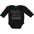thumbnail image 3 of Inktastic My Lita Loves Me Grandchild Boys or Girls Long Sleeve Baby Bodysuit, 3 of 5