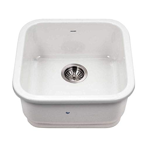 Houzer PTB-1919 WH Évier en Terre Cuite, Blanc