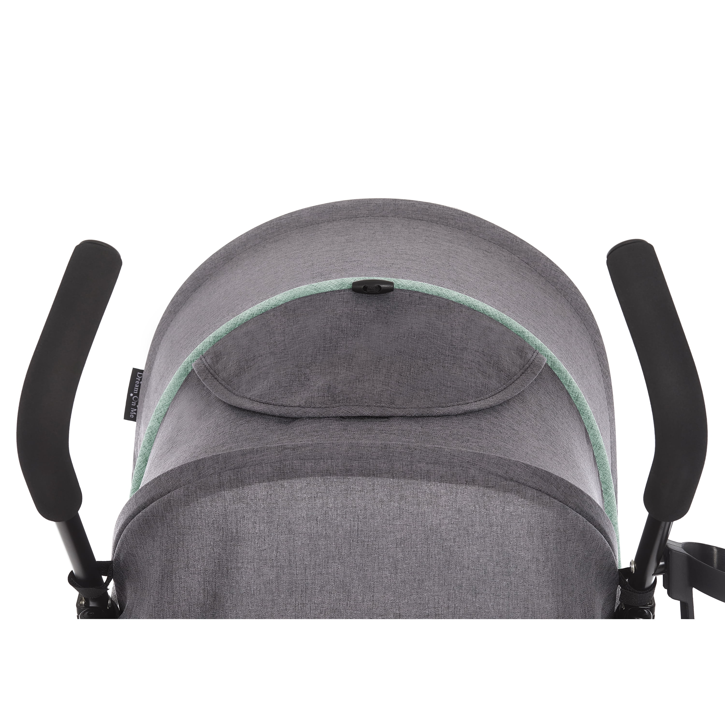 Dream On Me Vista Moonwalk Stroller, Lightweight Infant Stroller with Compact Fold, Multi-Position Recline, Canopy with Sun Visor, Perfect for Traveling and Theme Parks, Mint