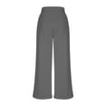 thumbnail image 6 of CFMDUC Sweatpants for Women Baggy Elastic High Waisted Wide Leg Track Pants Casual Athletic Gym Workout Trousers with Pockets Dark Gray S, 6 of 8