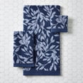 thumbnail image 4 of Better Homes & Gardens Signature Soft Floral Bath Sheet,Blue Admiral/Blue Silver, 4 of 6