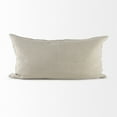thumbnail image 4 of Light Gray Chevron Textured Lumbar Pillow Cover, 4 of 5