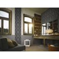 thumbnail image 2 of ELEGANCE2 - Moderne Accent Bloc Rayures Baroque Gris Papier Peint Rouleau, 2 of 4