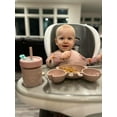 thumbnail image 2 of PandaEar 4 Pack Kids & Toddler Glass Cups, Glass Mason Jar Cups 8.45 oz with Silicone Sleeves & Straws, Toddler Spill-Proof Smoothie Cups, 2 of 7
