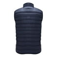 thumbnail image 5 of NOLDARES Men's Padded Puffer Vest Winter Casual Work Sports Travel Outdoor Puffer Pockets(Navy,M), 5 of 5