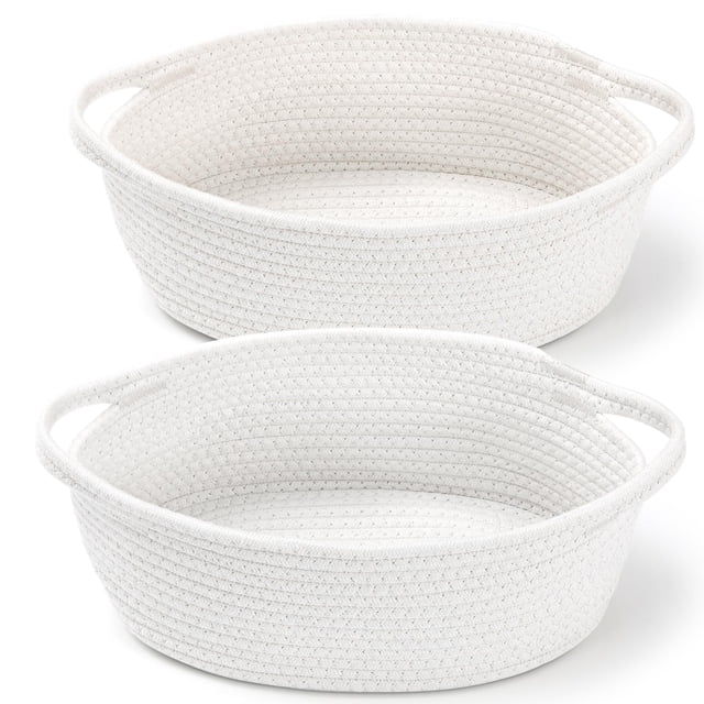 Cesta de regalo LANDNEOO Small Woven, paquete de 2 unidades, 12 x 8 x 5 cm con bolsa de regalo