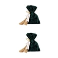 thumbnail image 1 of Wosthever Candy Drawstring Bag Chocolates Juguetes Favores Regalos Organizador Paquete Bolsa Azul oscuro 2piezas, 1 of 6