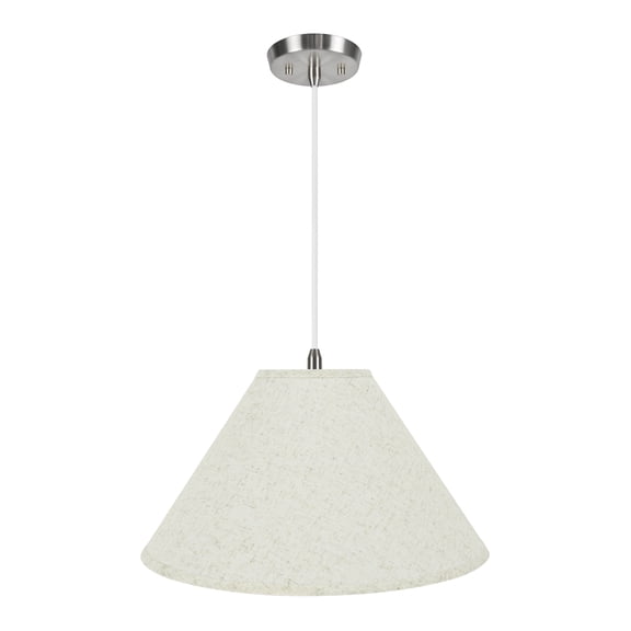 Aspen Creative 72202-11, Two-Light Hanging Pendant Light Fixture with Empire Lamp Shade, Flaxen