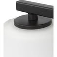 thumbnail image 4 of Vertex Collection Three-Light Matte Black Etched White Contemporary Convertible Chandelier, 4 of 19