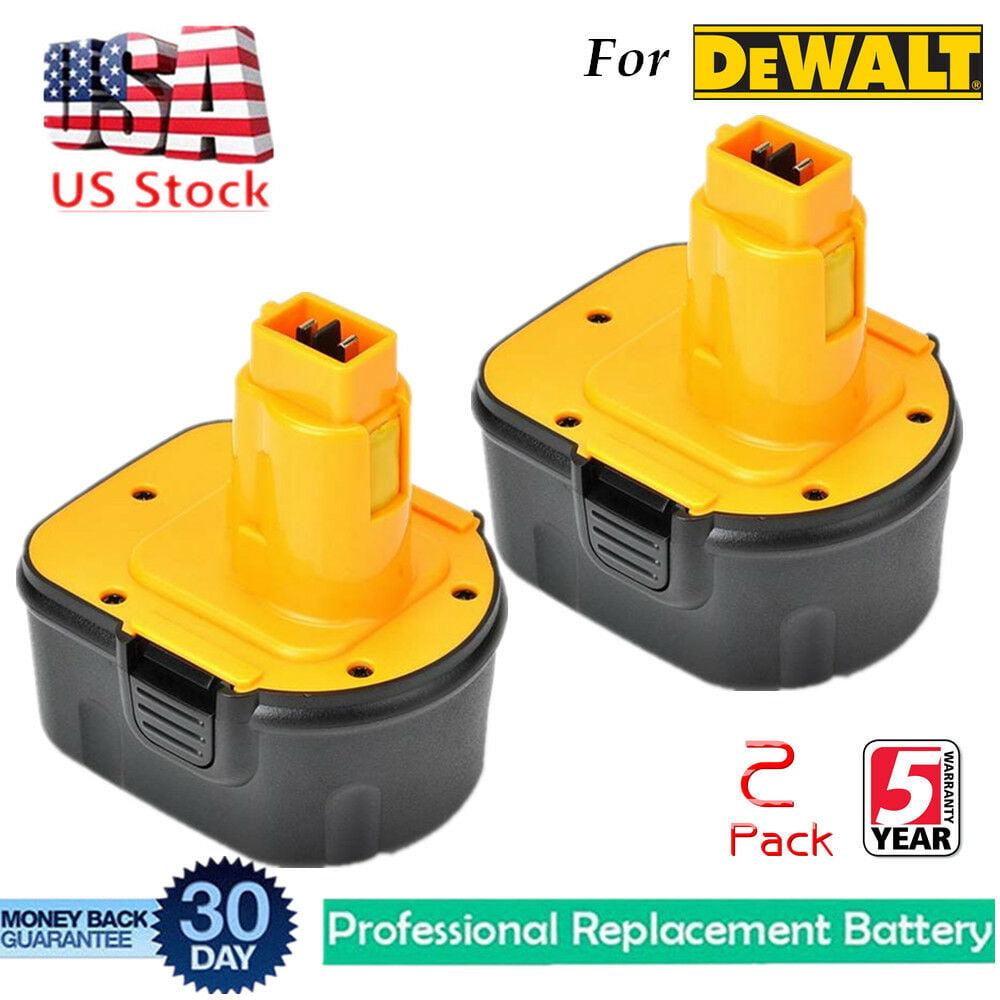 2PCS 12V 1.3Ah Battery For Dewalt 397745-01 DC9071 DE9074 DE9075 DW9071 Cordless