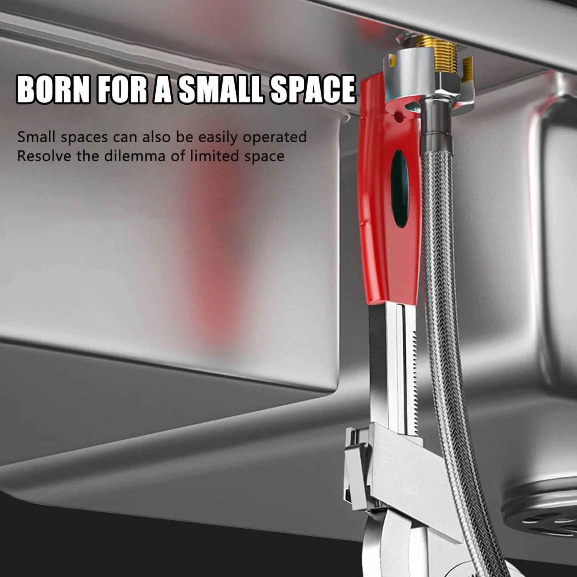 Universal Open End Wrench Adjustable Wrench For Bathroom Plumbing Sink Repair