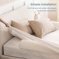 thumbnail image 3 of UBBCARE Rieles de espuma para cama de 52 pulgadas (paquete de 2), protectores de cama para niños pequeños, barandilla de seguridad portátil suave para niños pequeños, bebés, aptos para camas individua, 3 of 5