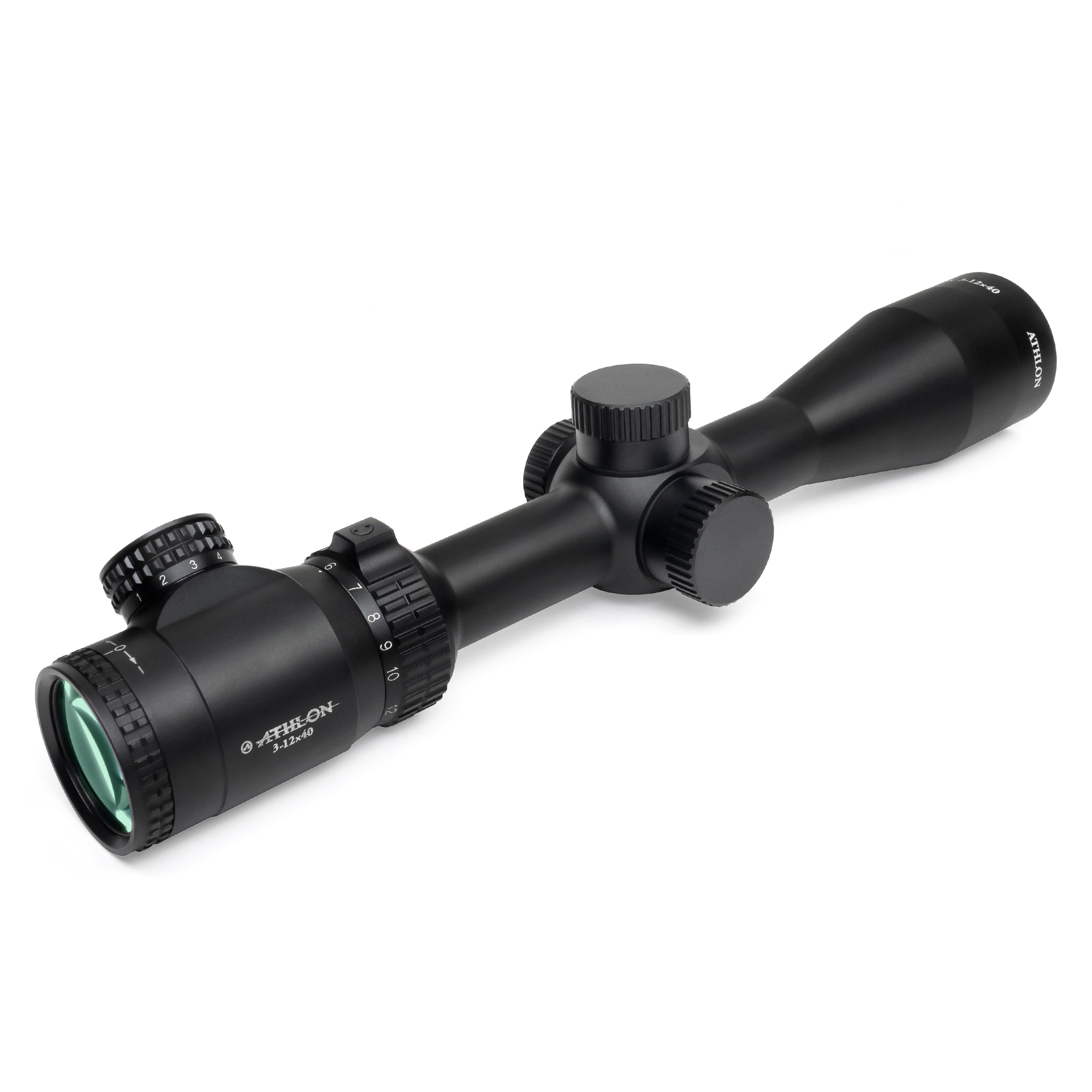 Athlon Optics Talos Riflescope, 3-12x40mm, 25.40mm Main Tube, BDC 600 IR, Black