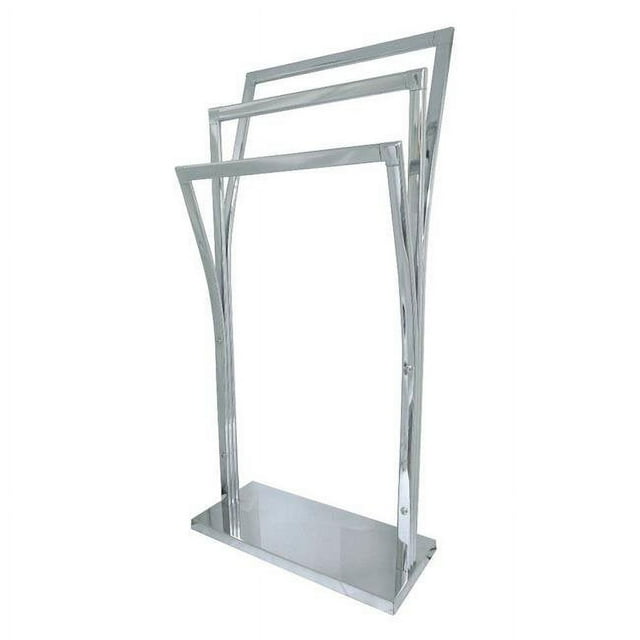 Kingston Brass SCC3301 Modern Edenscape Pedestal Y-Style Towel Rack - Polished Chrome