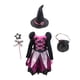 thumbnail image 1 of Disfraz de bruja de Halloween para niñas con sombrero, varita, bolso y vestido de princesa gatita. Sin Luz 120cm, 1 of 9