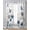 Blue Grey, variant on Blue Floral Sheer Curtains 63 Inch Length 2 Panels Set for Living Room/Bedroom, Spring Watercolor Flowers Butterflies Beige Kitchen Curtains Grommet Semi-Sheer Curtains Window Treatments 42"x63"x2