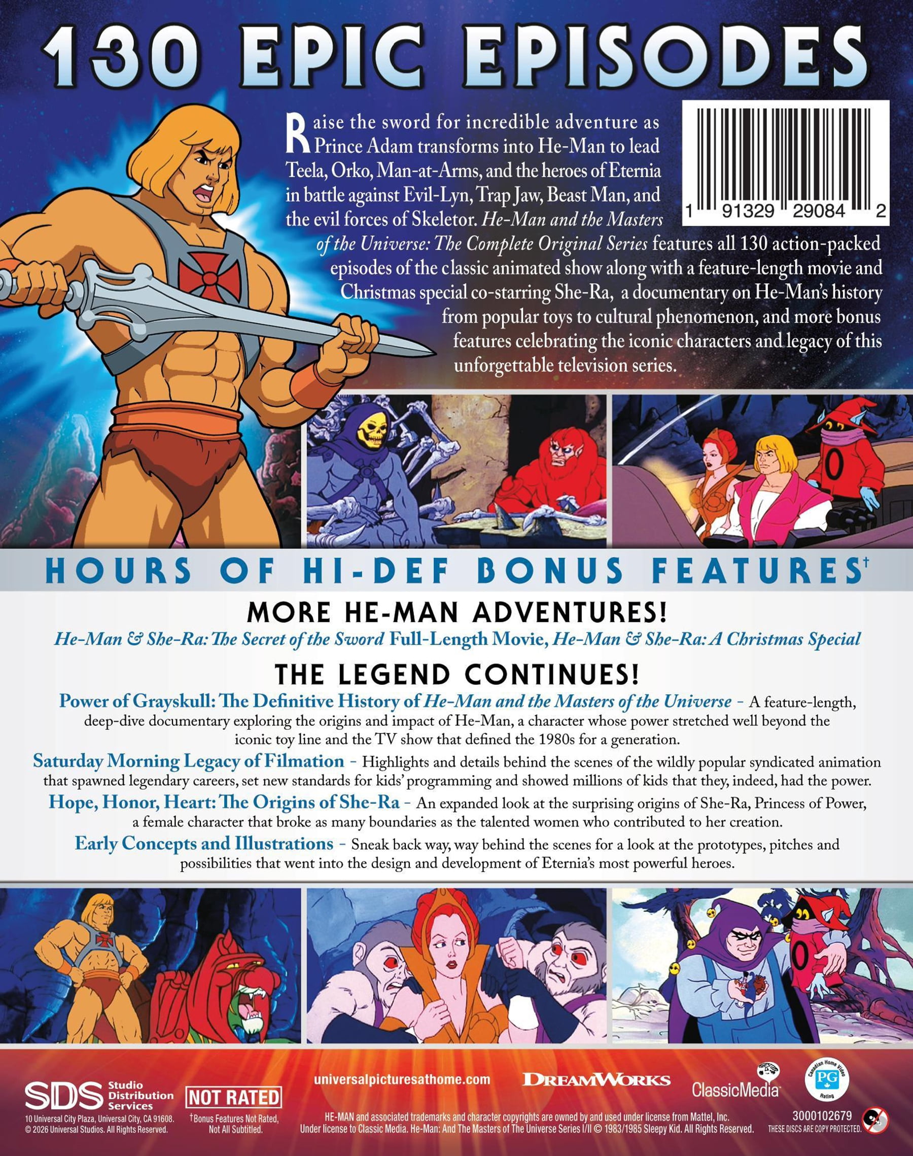 He-Man and the Masters of the Universe (Blu-ray), Kids & Family, DreamWorks