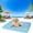 Blue #15, variant on Fuebueo Dog Bed Mats Cool Pad for Small Medium Large Dogs and Cats, Non-Slip Pet Bed for Summer or Hot Days Sleeping, Washable & Portable