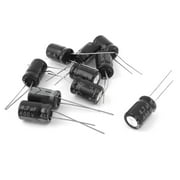 Unique Bargains 10 Pcs 400V 4.7uF 105C Radial Lead Electrolytic Capacitor 8mm x 13mm