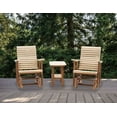thumbnail image 2 of Anchor Bay Amish Crafted Poly Outdoor Glider, Birchwood on Antique Mahogany, 2 of 5