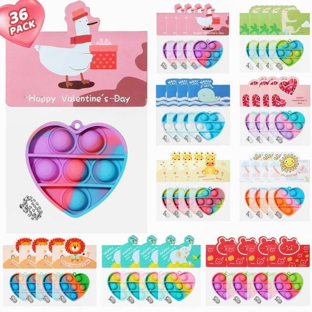 Regalos de San Valentín para niños, recuerdos para fiestas en el aula