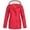 Red, variant on Timegard Rain Jackets for Women Plus Size Zip up Hoodies Jackets Mid Long Lightweight Outdoor Hiking Coat