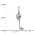 thumbnail image 2 of White Sterling Silver Charm Pendant Themed 17 mm 5, 2 of 2