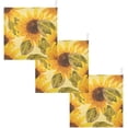 thumbnail image 7 of Dreamtimes 5 PCS Sunflower Retro Colors Baby Muslin Washcloths, Face Towel Burp Cloths Ultrasoft Absorbent Cotton Bath Wipes Towels for Newborn Boys Girls, 7 of 7