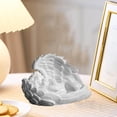thumbnail image 2 of thinsony Resin White Angel Statue Desktop Decor Collection Window Props Christmas lie down left think, 2 of 9